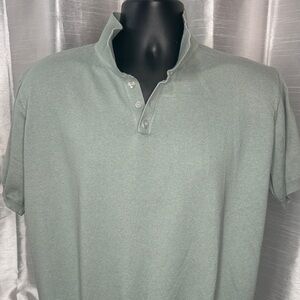 Stanford Tailored Culture Sweater Mint Mist Silk Blend Short Sleeve Men’s XL